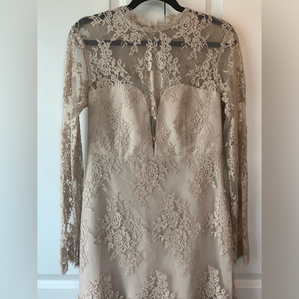 SAYLOR Lace Leondra Mini Dress Nude (Size M) - Picture 3 of 12